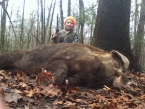 Wild Boar Hunt at Spartan Hunting Lodge Tennessee 73