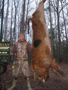 Wild Boar Hunt at Spartan Hunting Lodge Tennessee 12