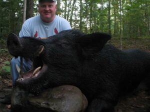 Wild Boar Hunt at Spartan Hunting Lodge Tennessee 1